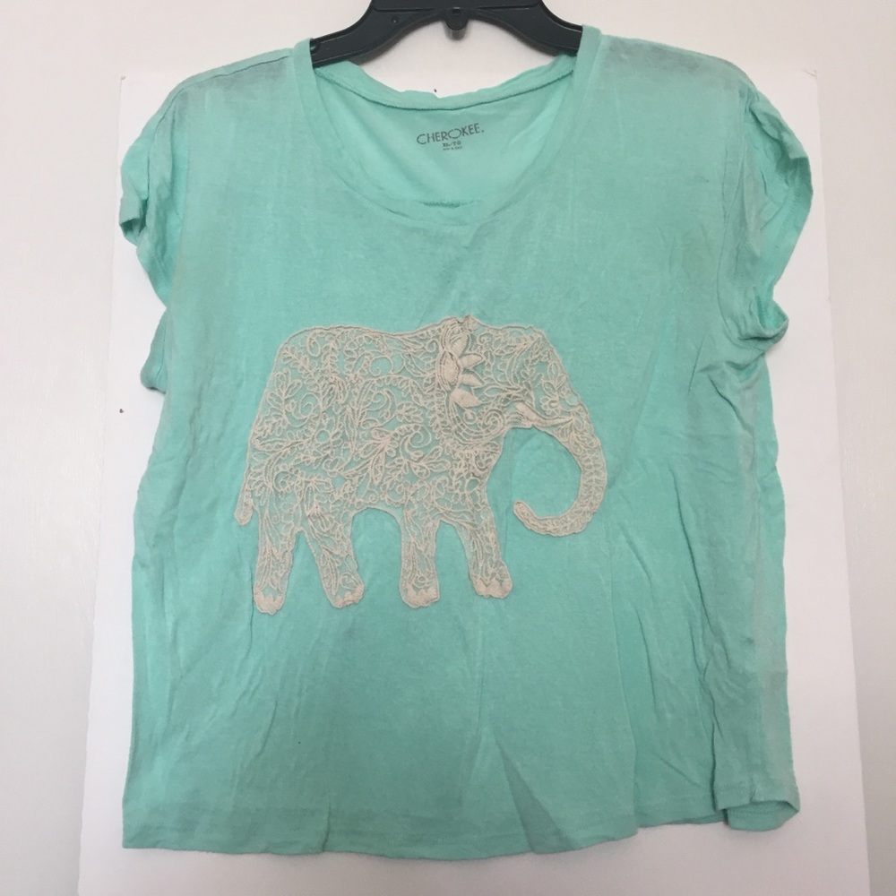 CHEROKEE lightweight tee (mint green)